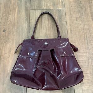 Vivienne Westwood Burgundy Tote